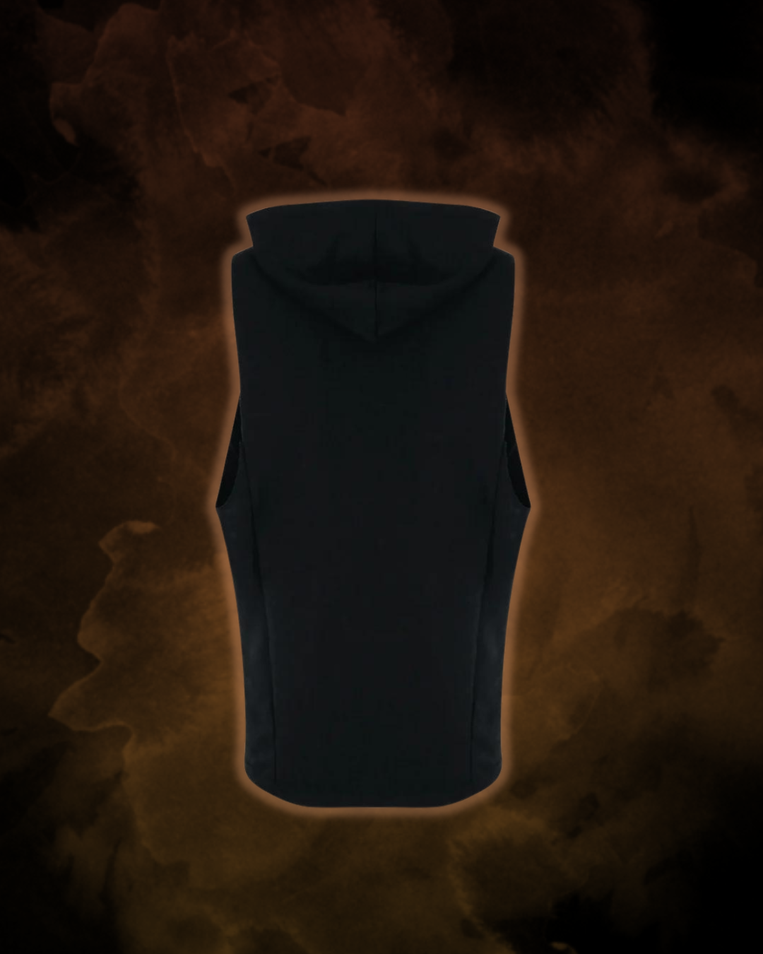 Sleeveless muscle hoodie